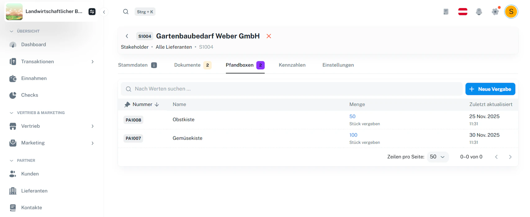 Lieferanten – Pfandboxen