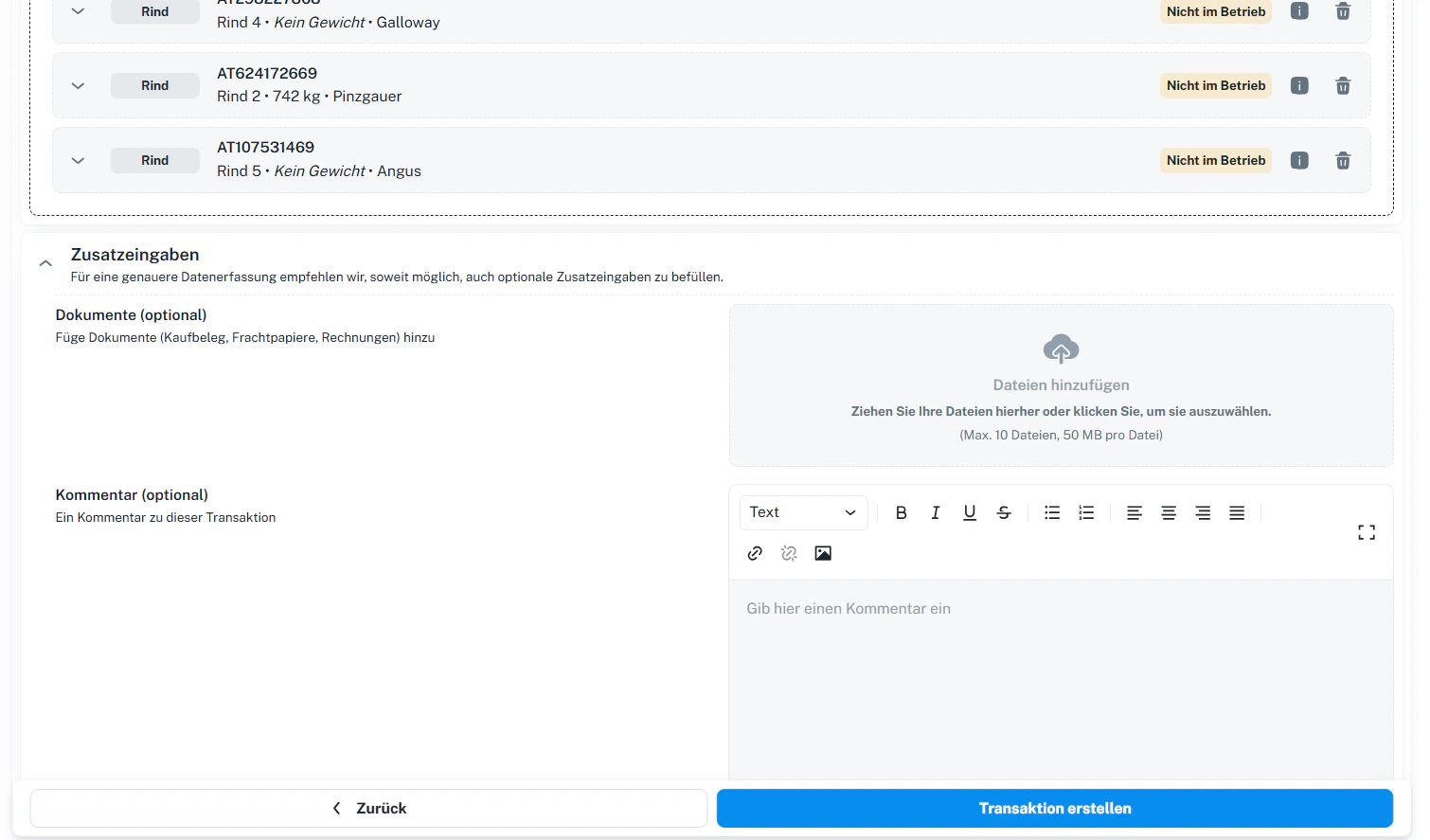 Dokumente & Kommentar