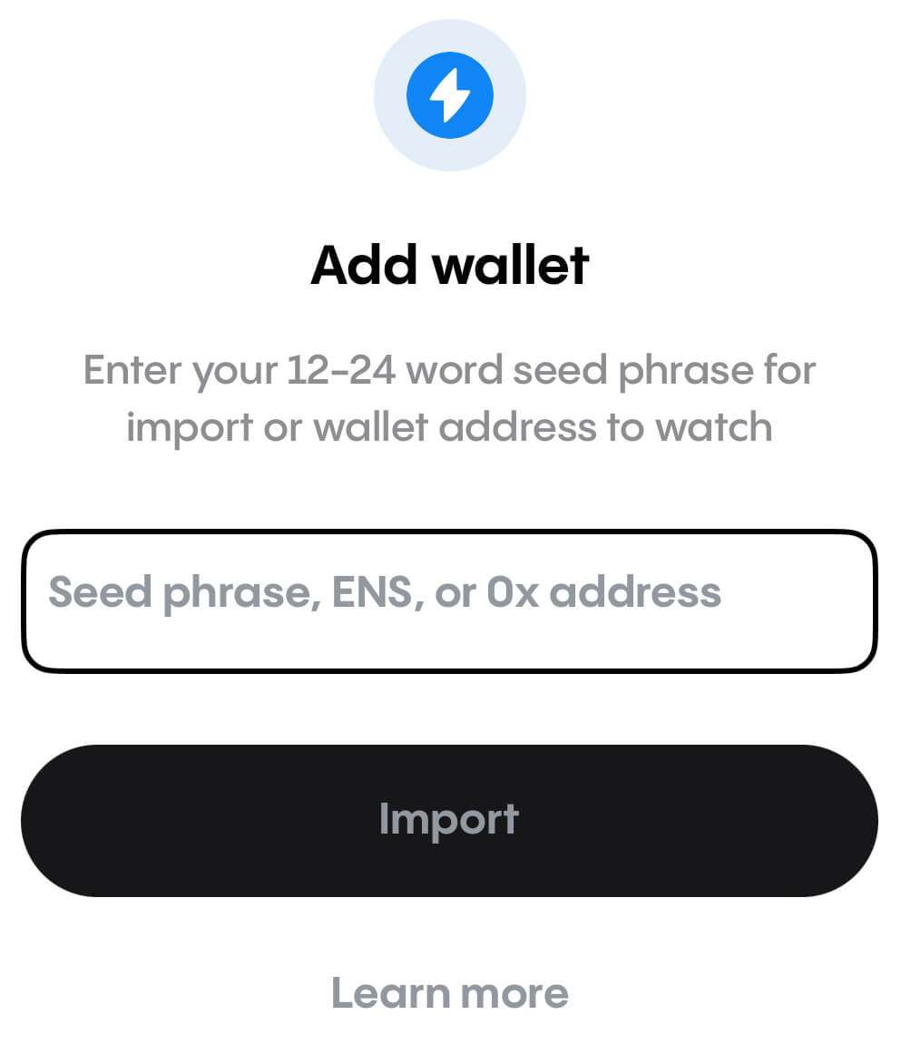 Seed Phrases - Bitski