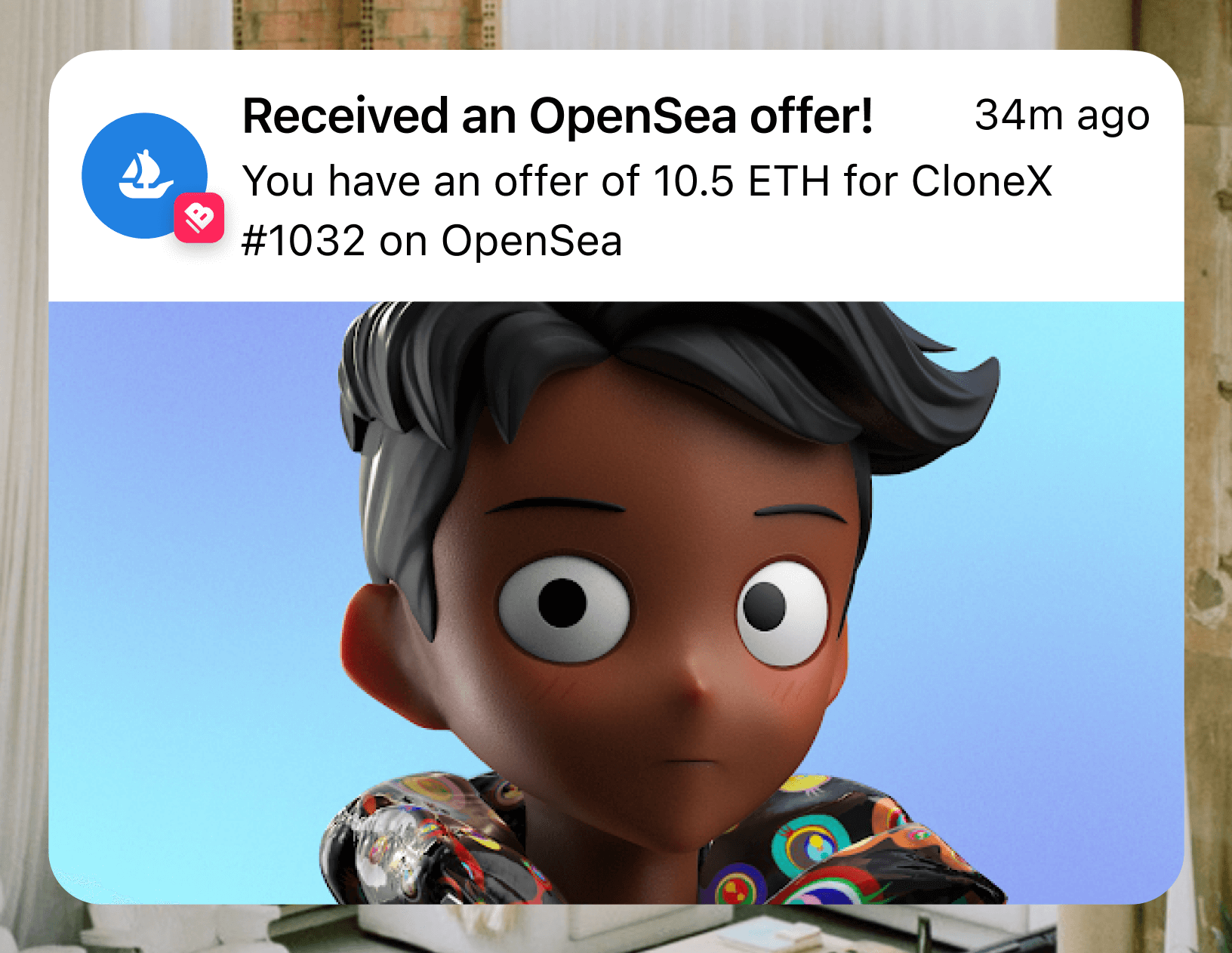 Offer Received Push Notification