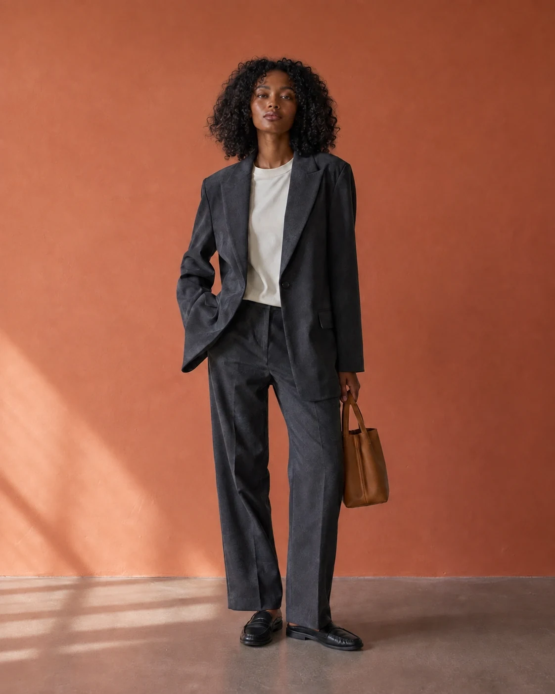 The suit example after a background edit