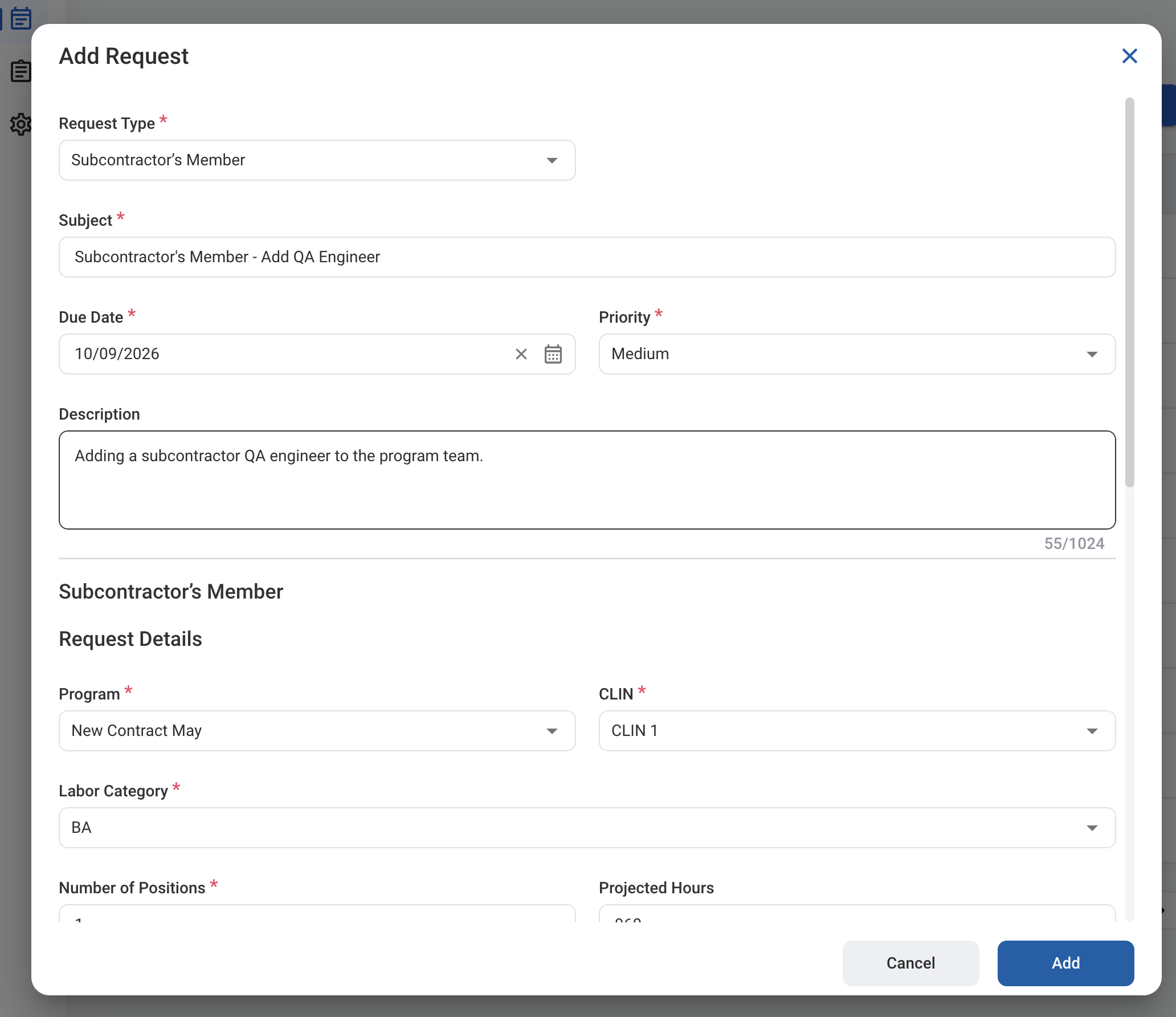 RQ SM Form 1