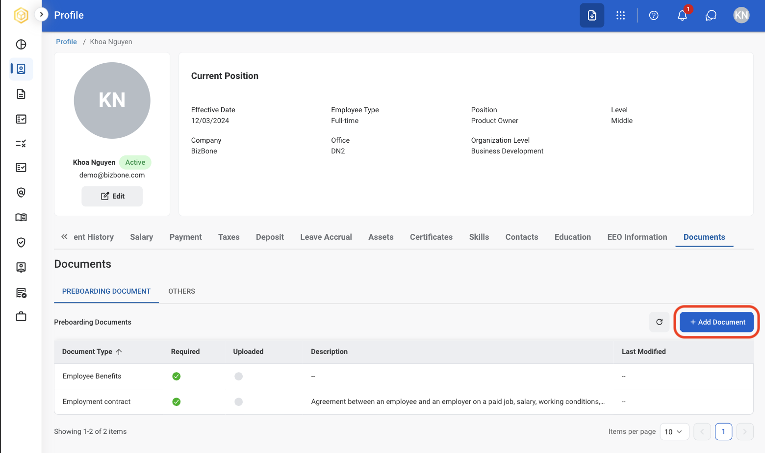 SS P Add Docs