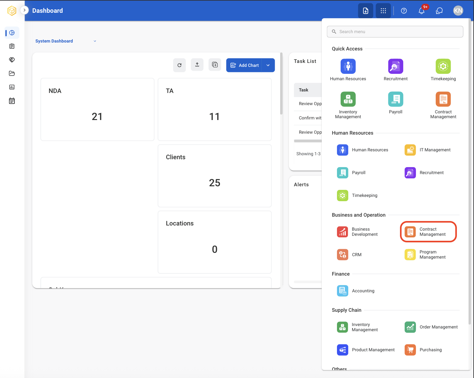 CM Module Nav