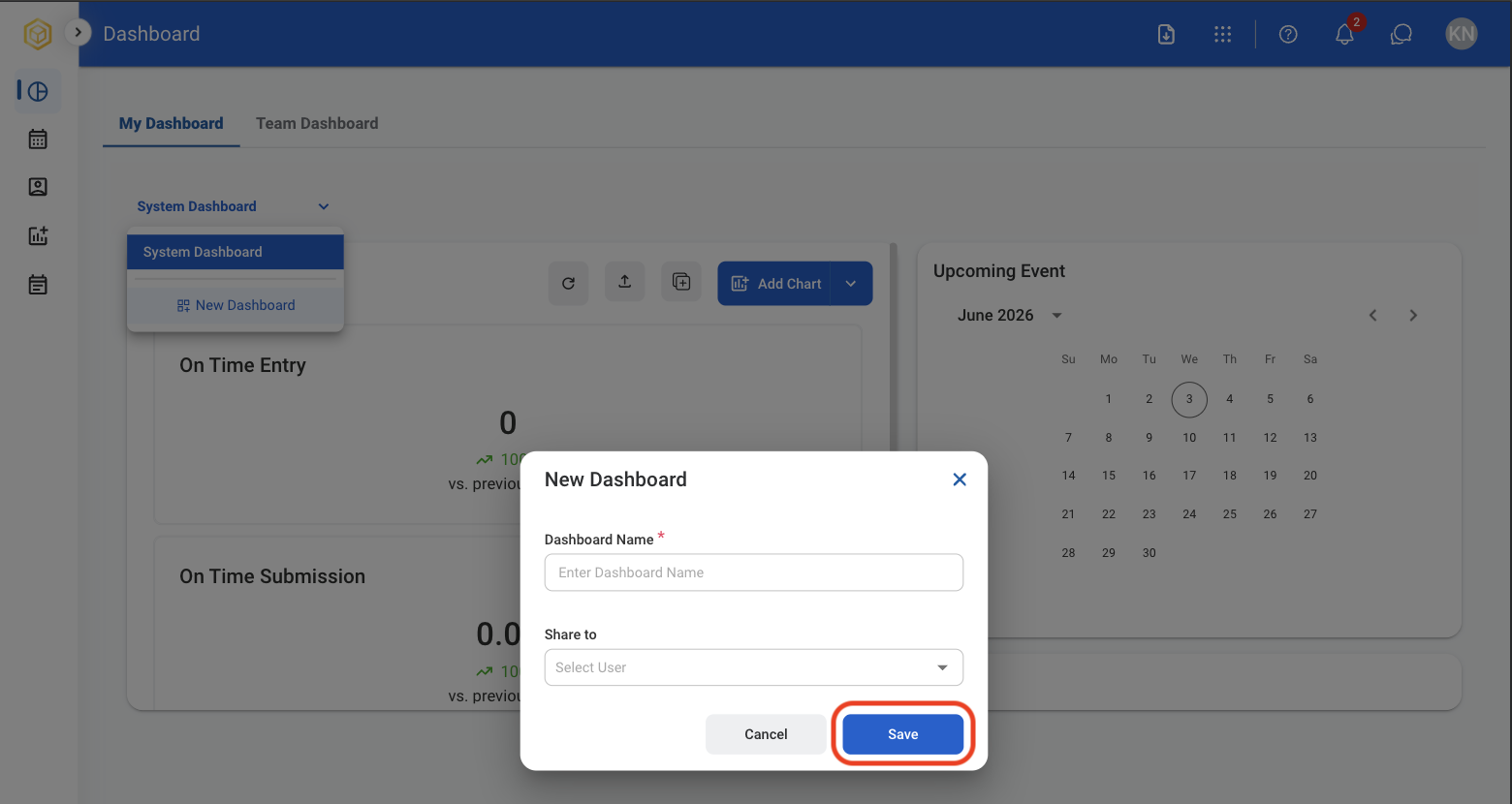 T D Conf New Dash