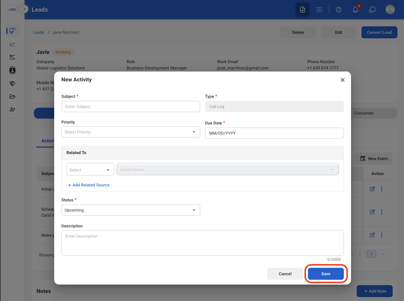 CRM L A C Add 1
