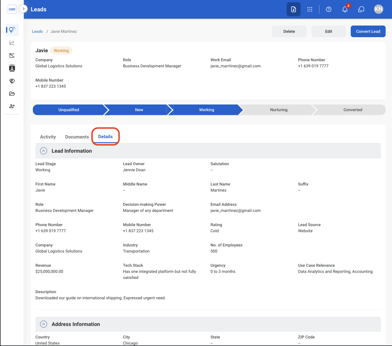 CRM L D Nav