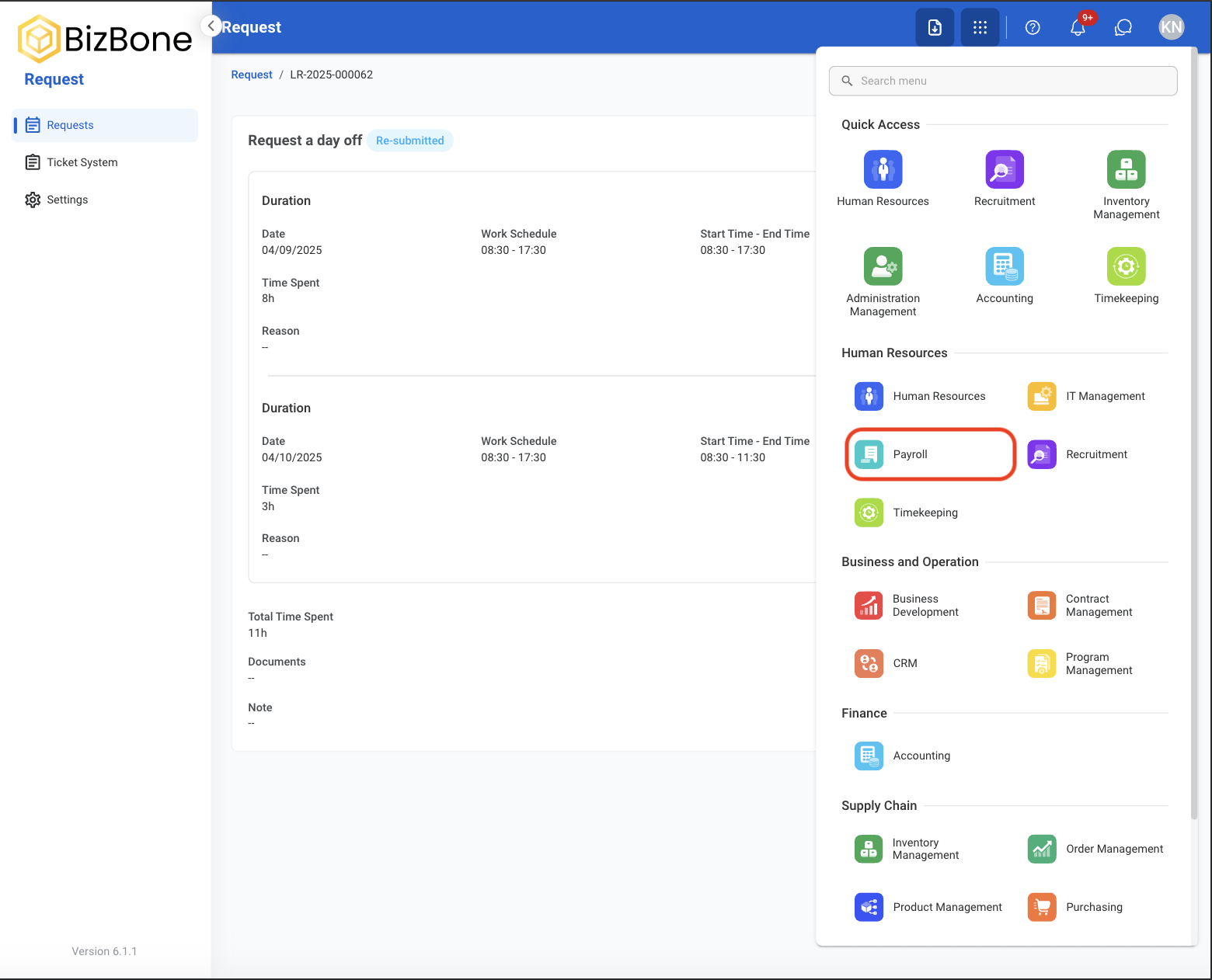 Payroll Module