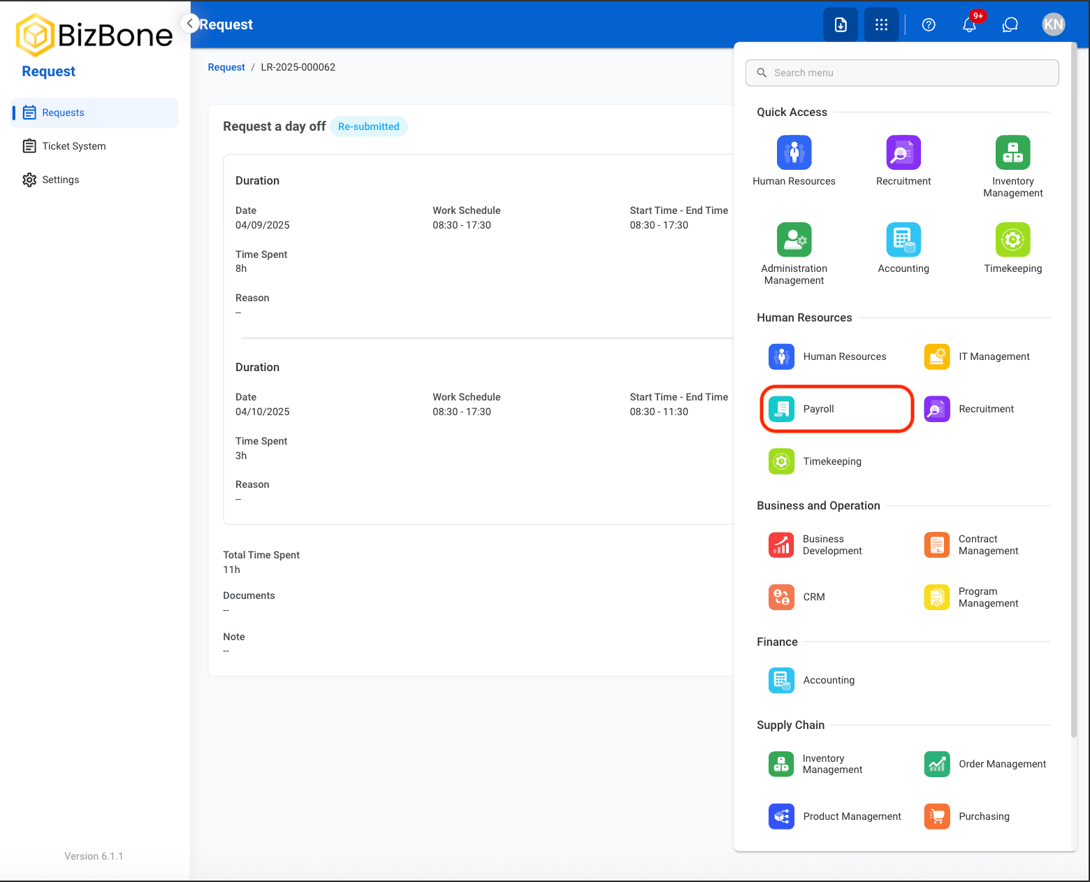 Payroll Module