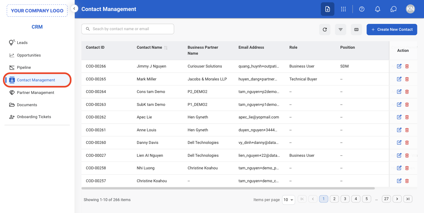 CRM CM Nav