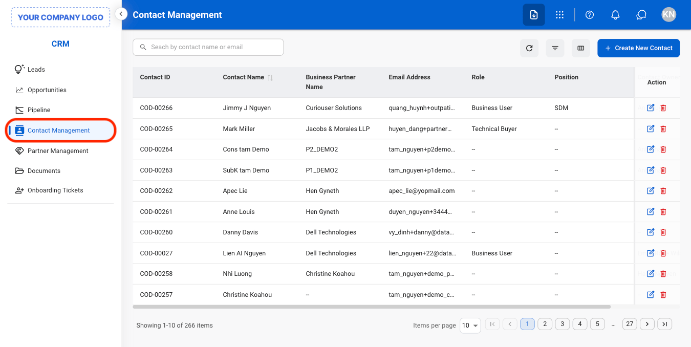 CRM CM Nav