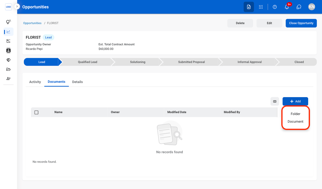 CRM L Doc Type