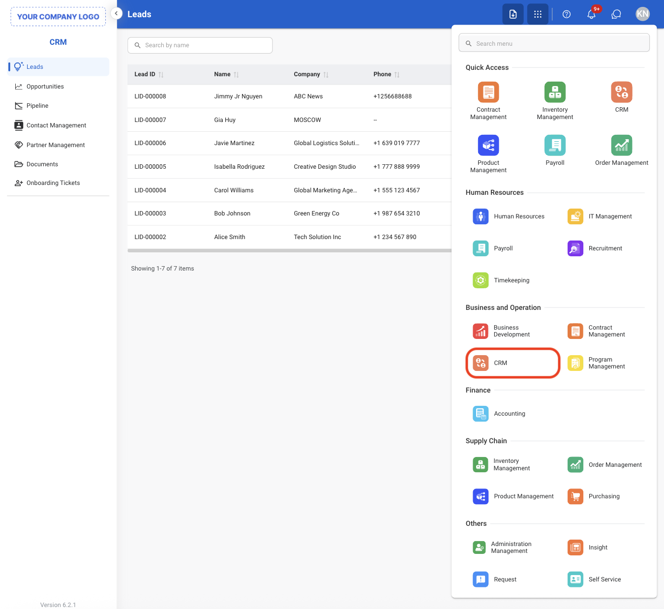 CRM Nav