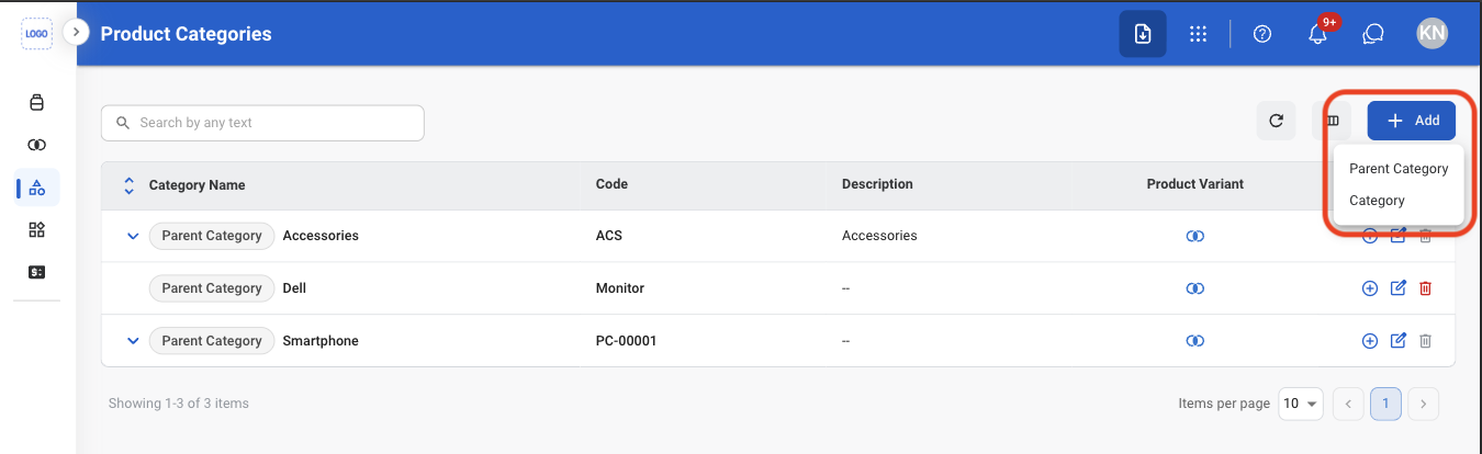 PM PC Add Category