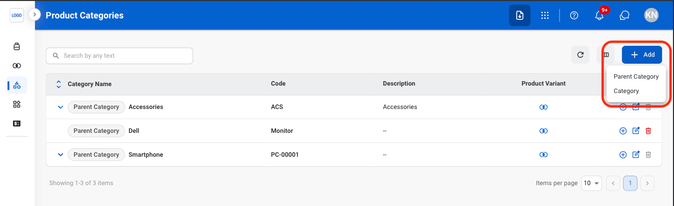 PM PC Add Category