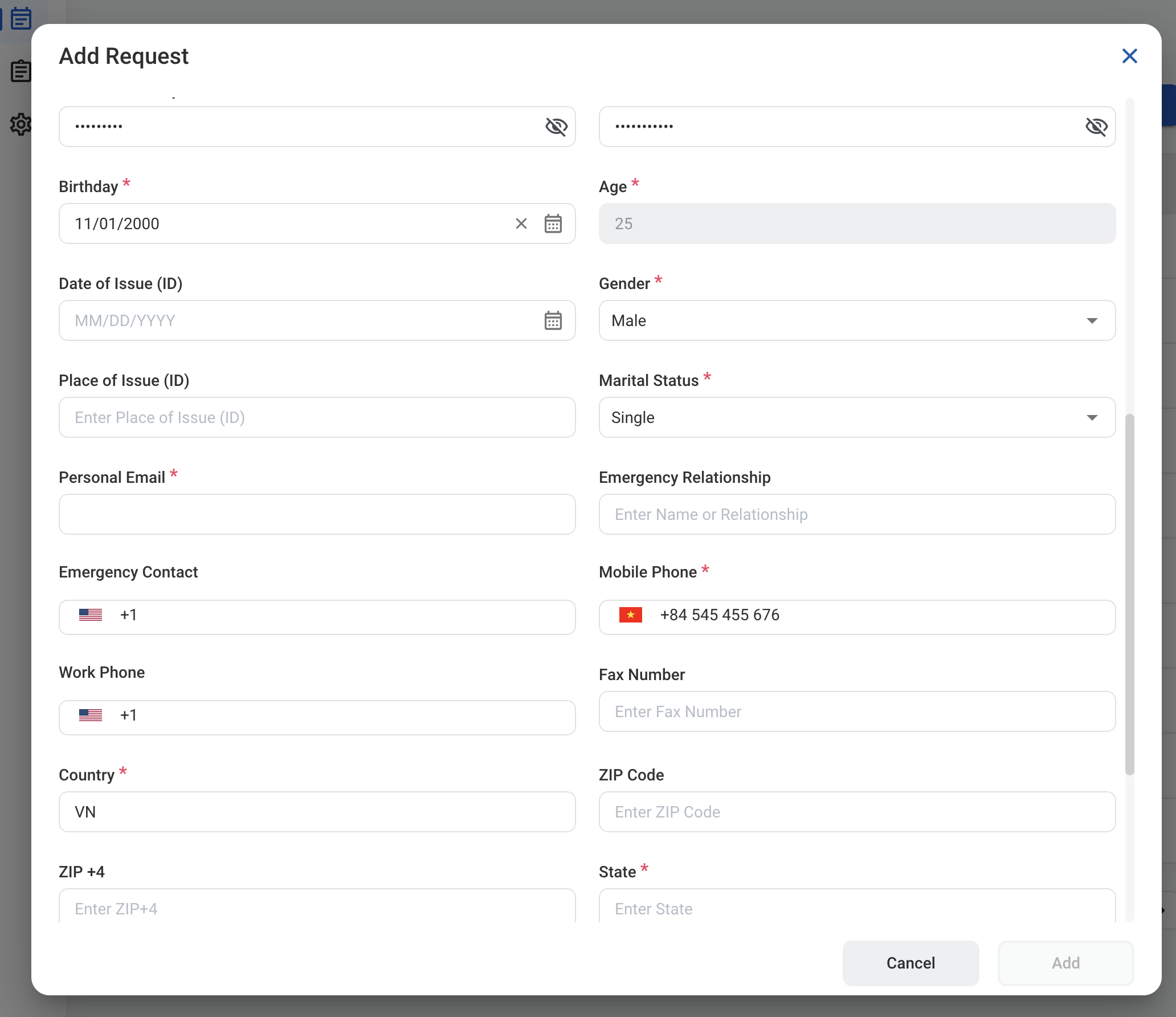 RQ UI Form 2