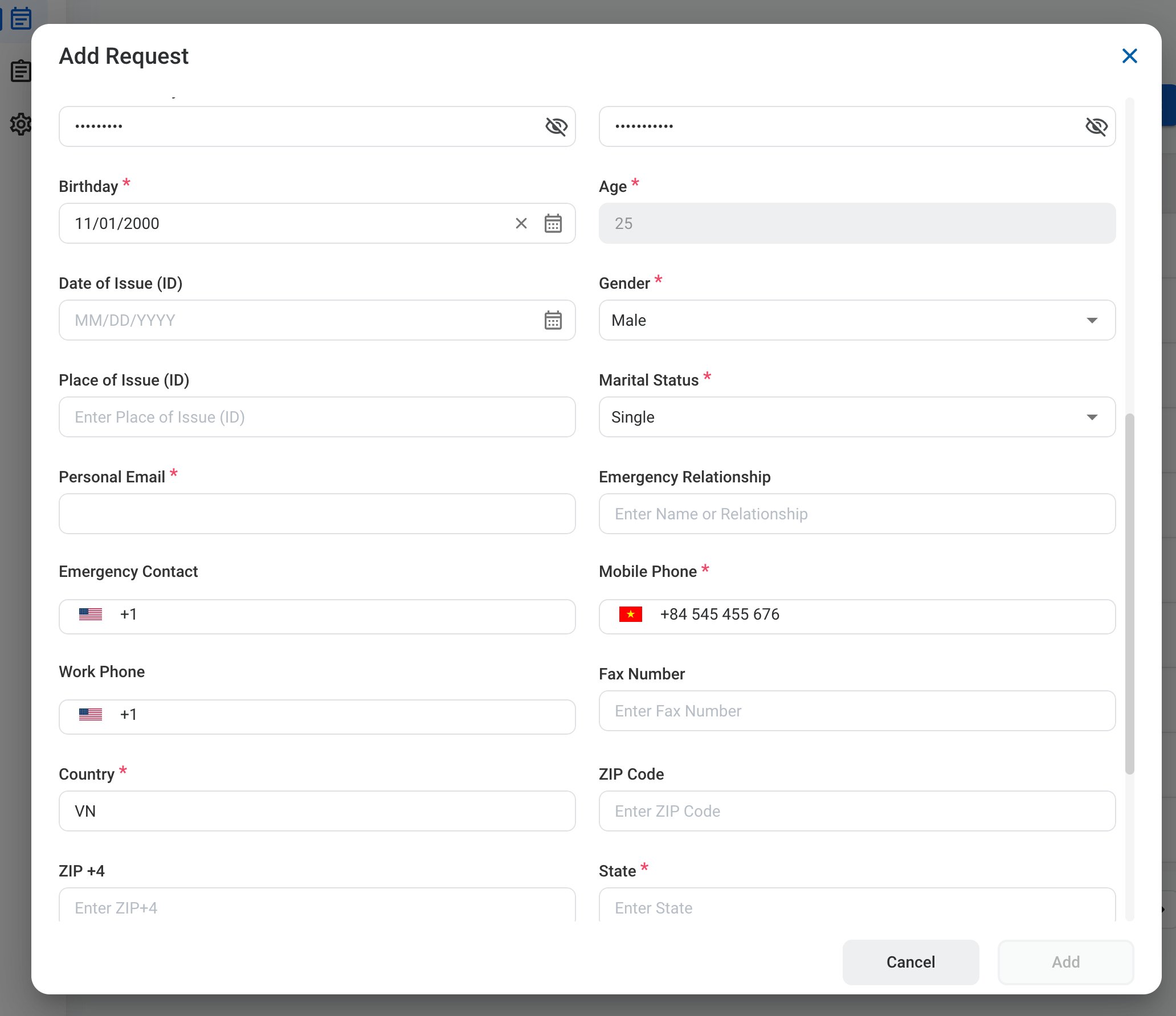 RQ UI Form 2