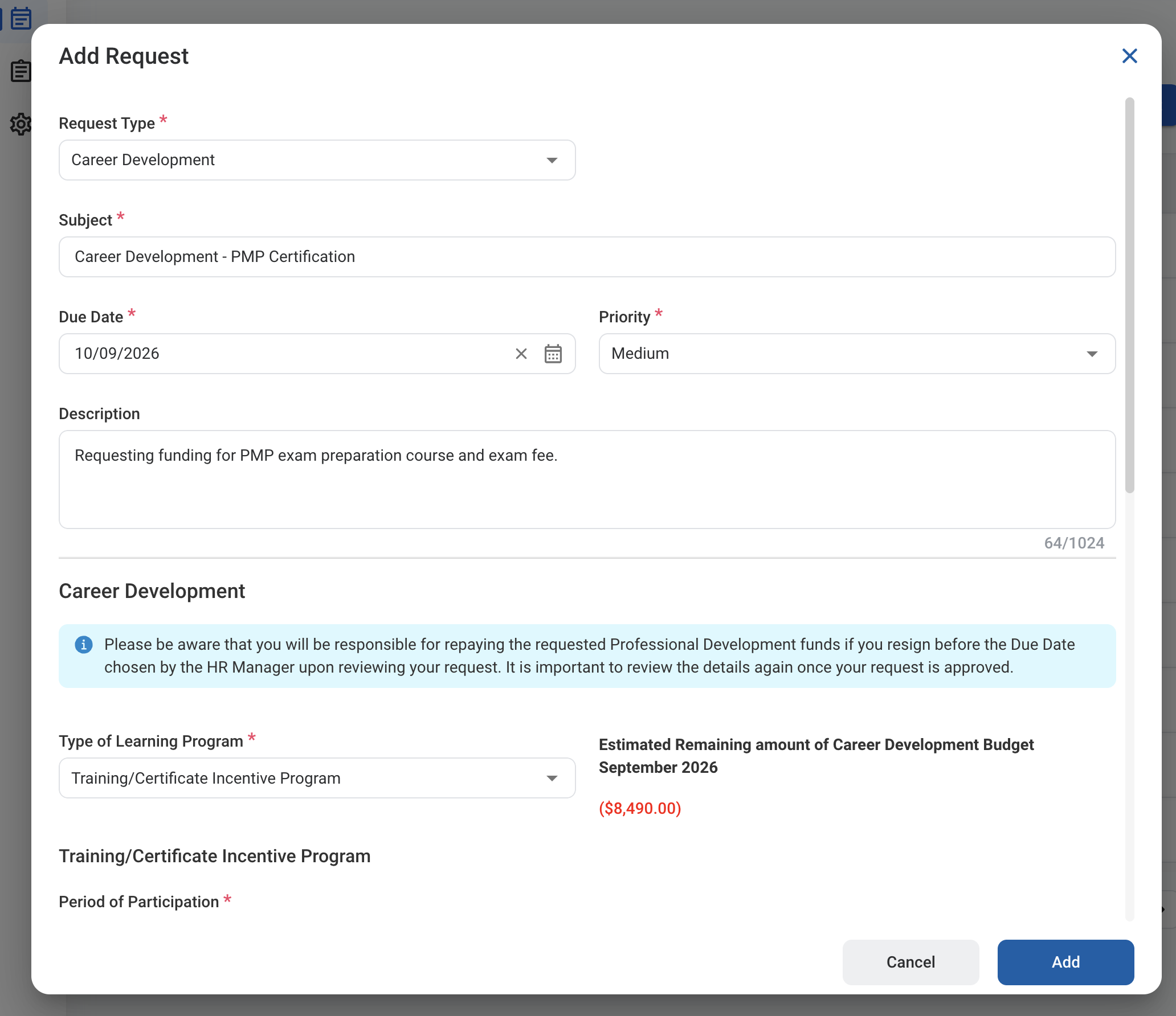 RQ CD Form 1