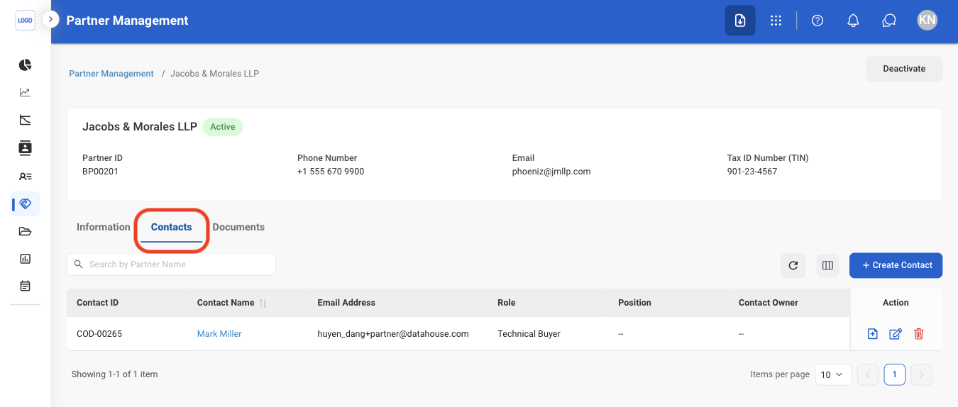 BD PM Contact