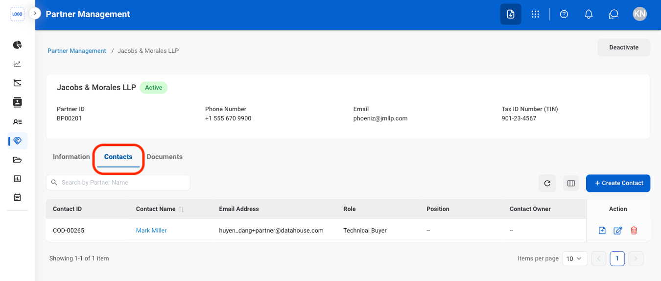 BD PM Contact