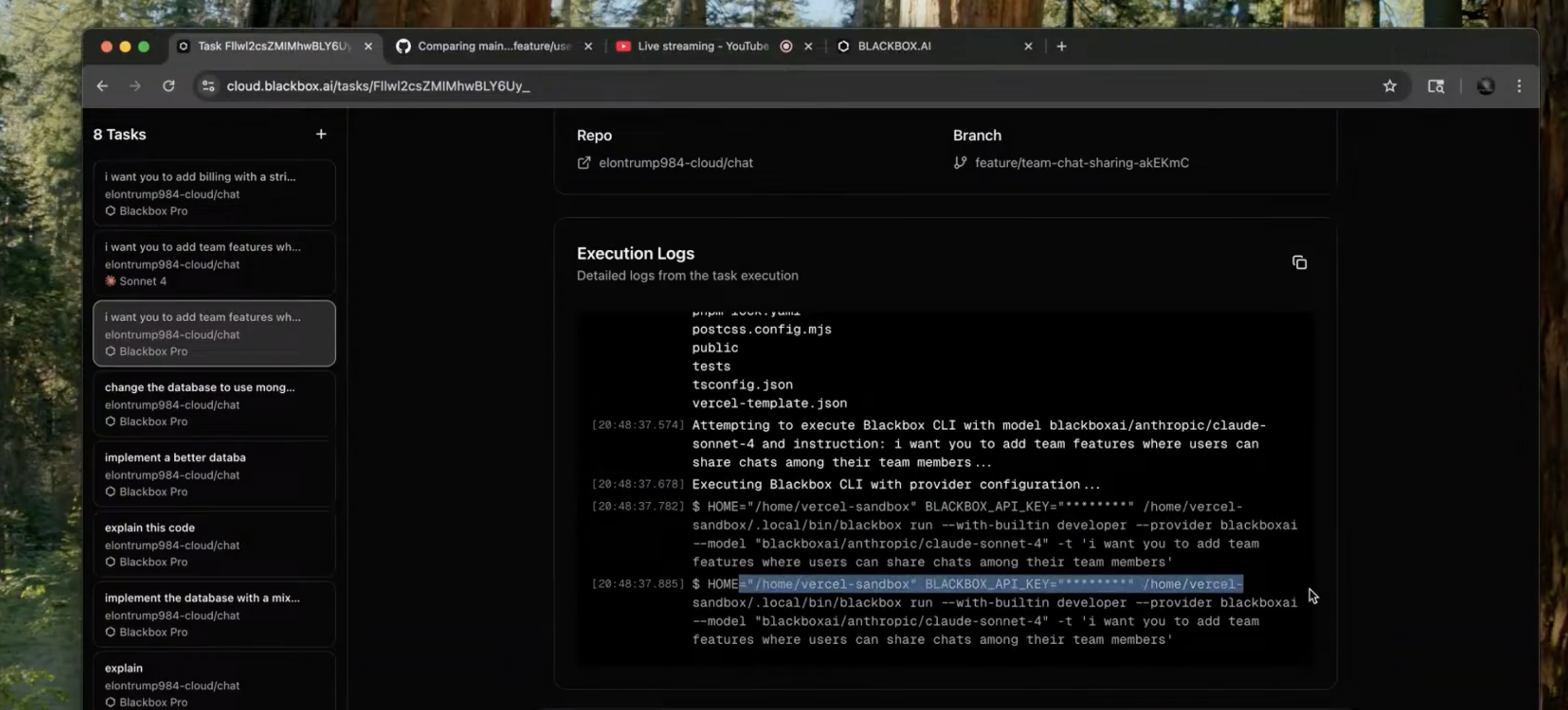 Execution Log