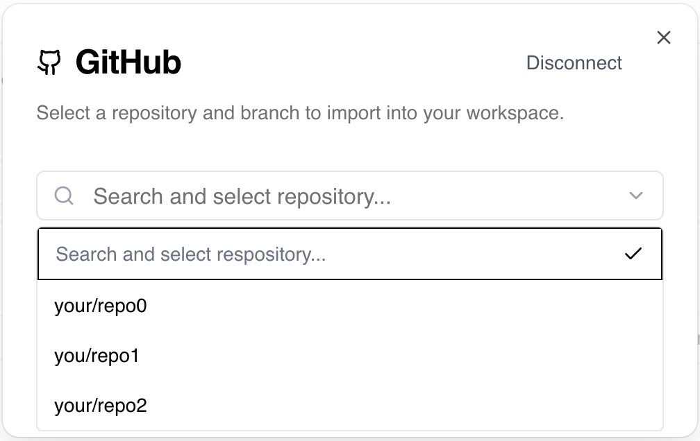 Choose Repository