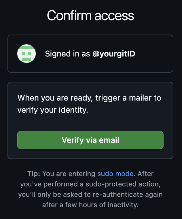 Verify via Email
