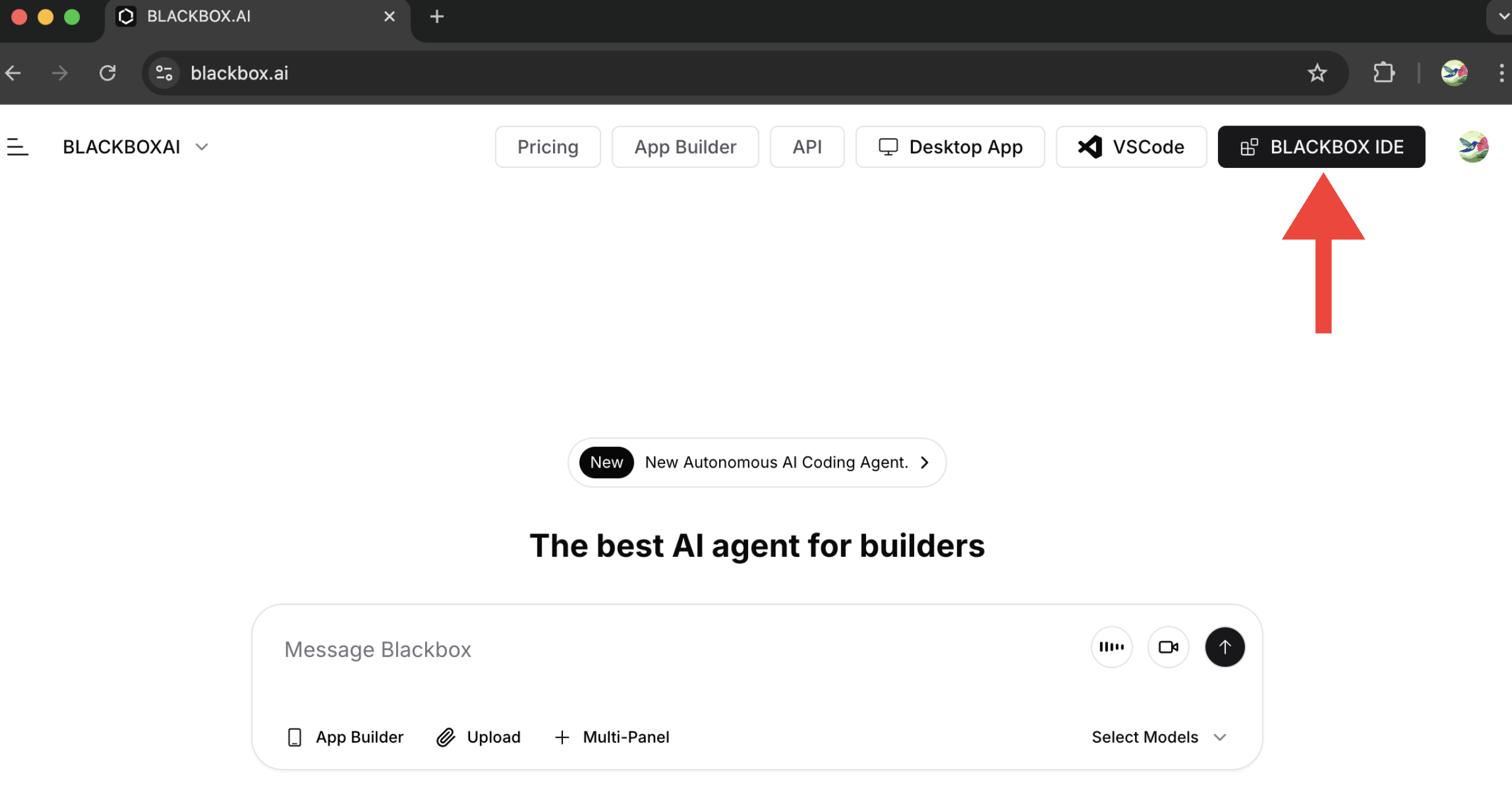BlackBox IDE download button