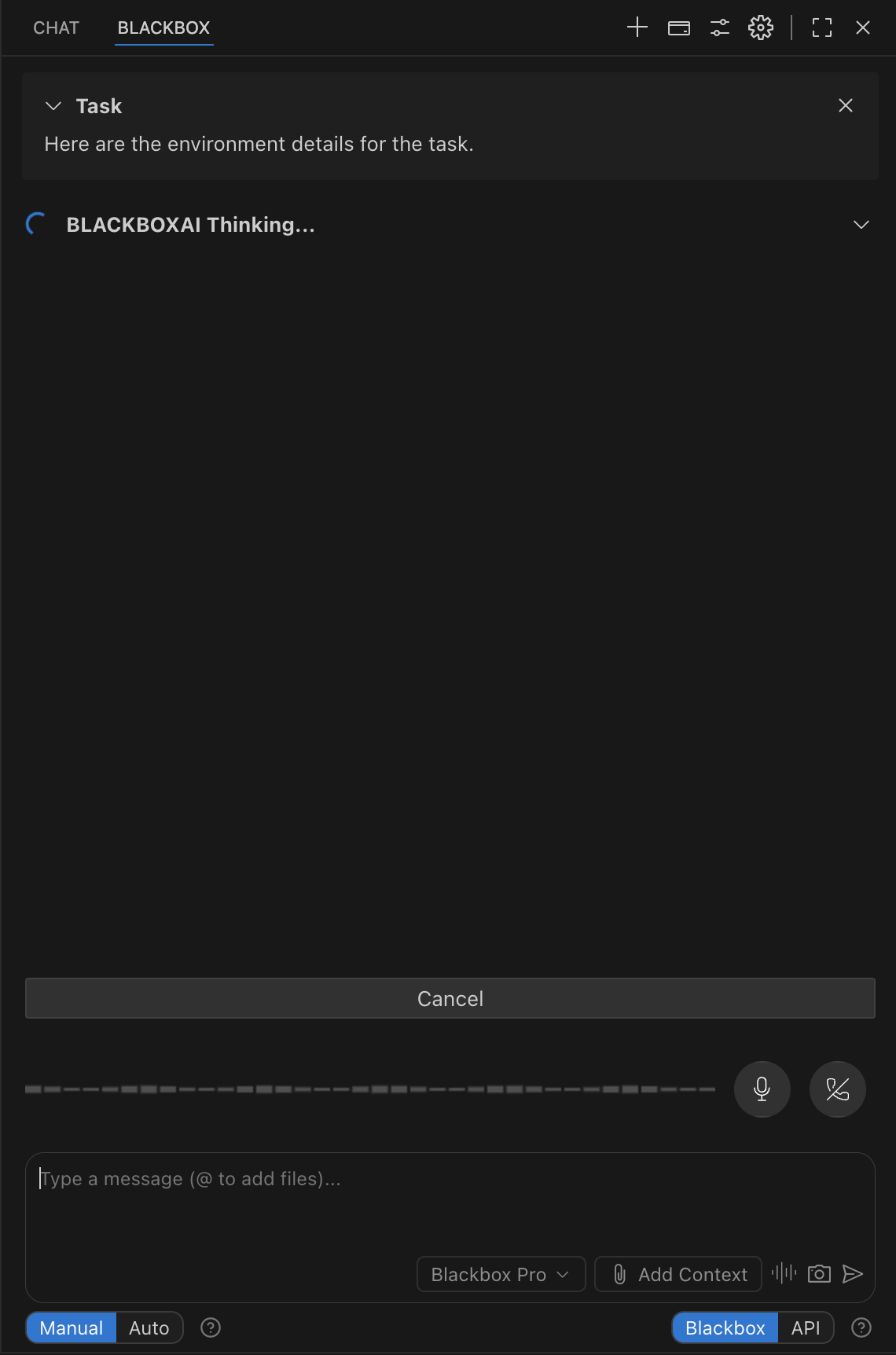 Voice Mode Active