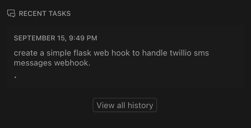 Chat History