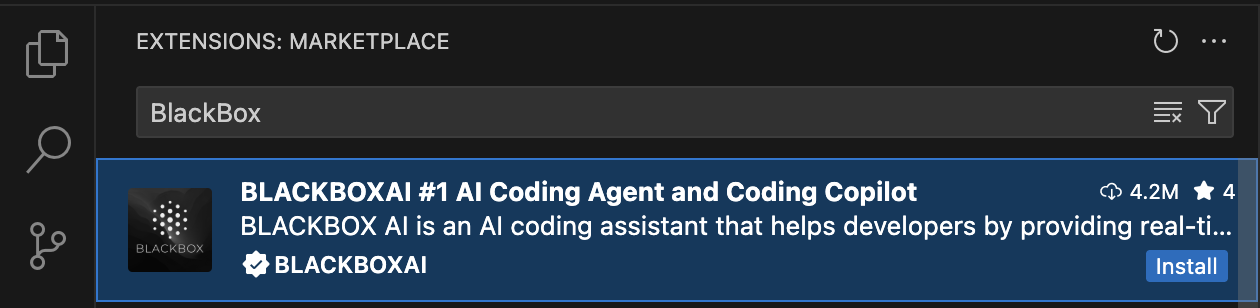 BLACKBOXAI Extension