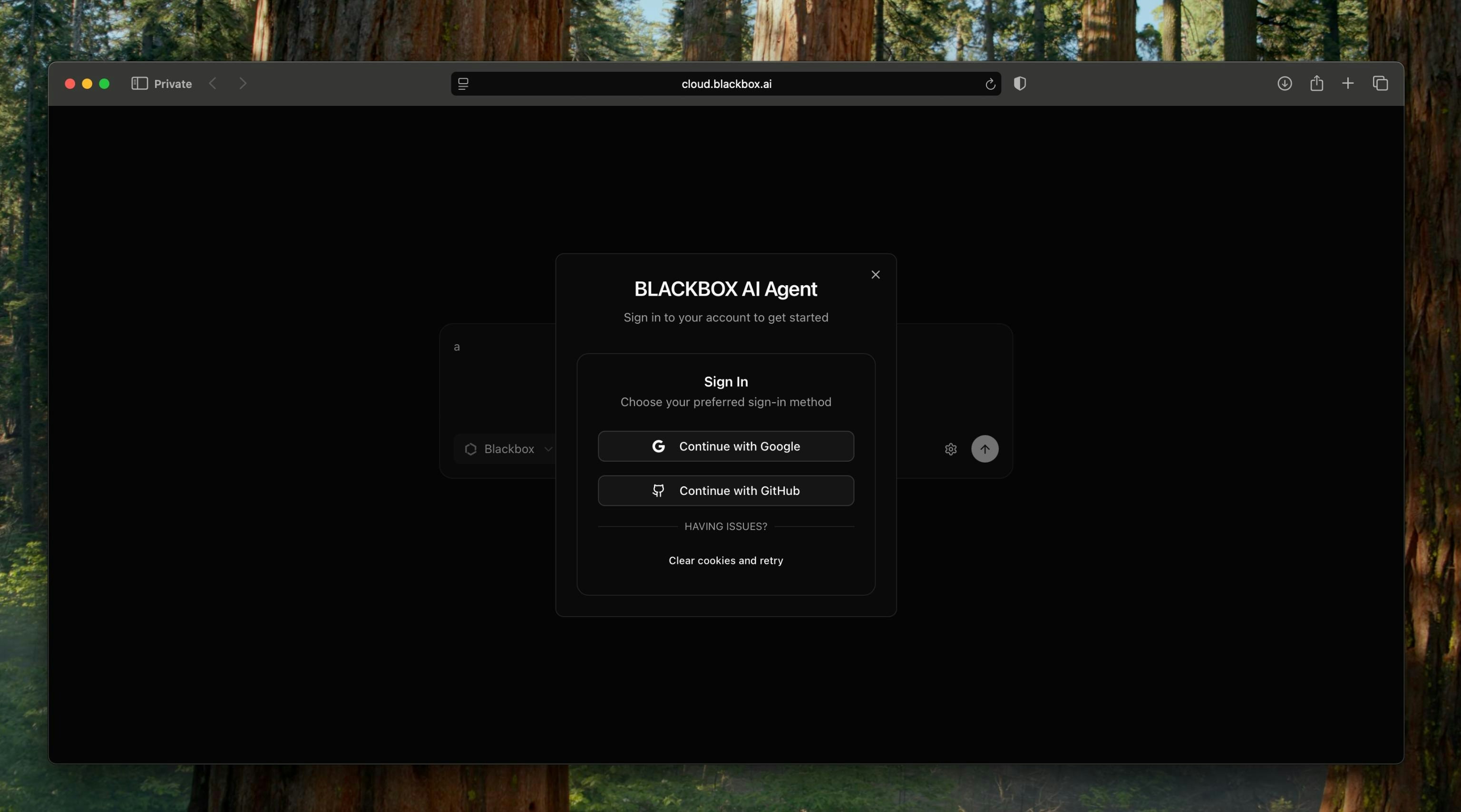 Login Options