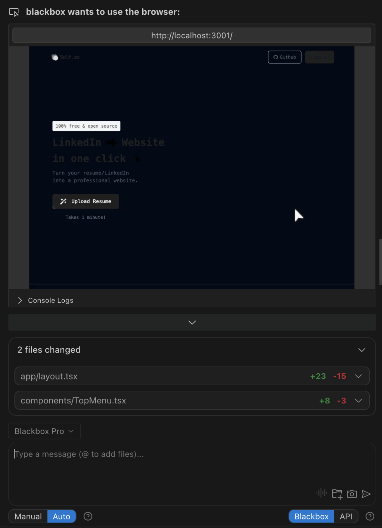 BlackBox automated testing
