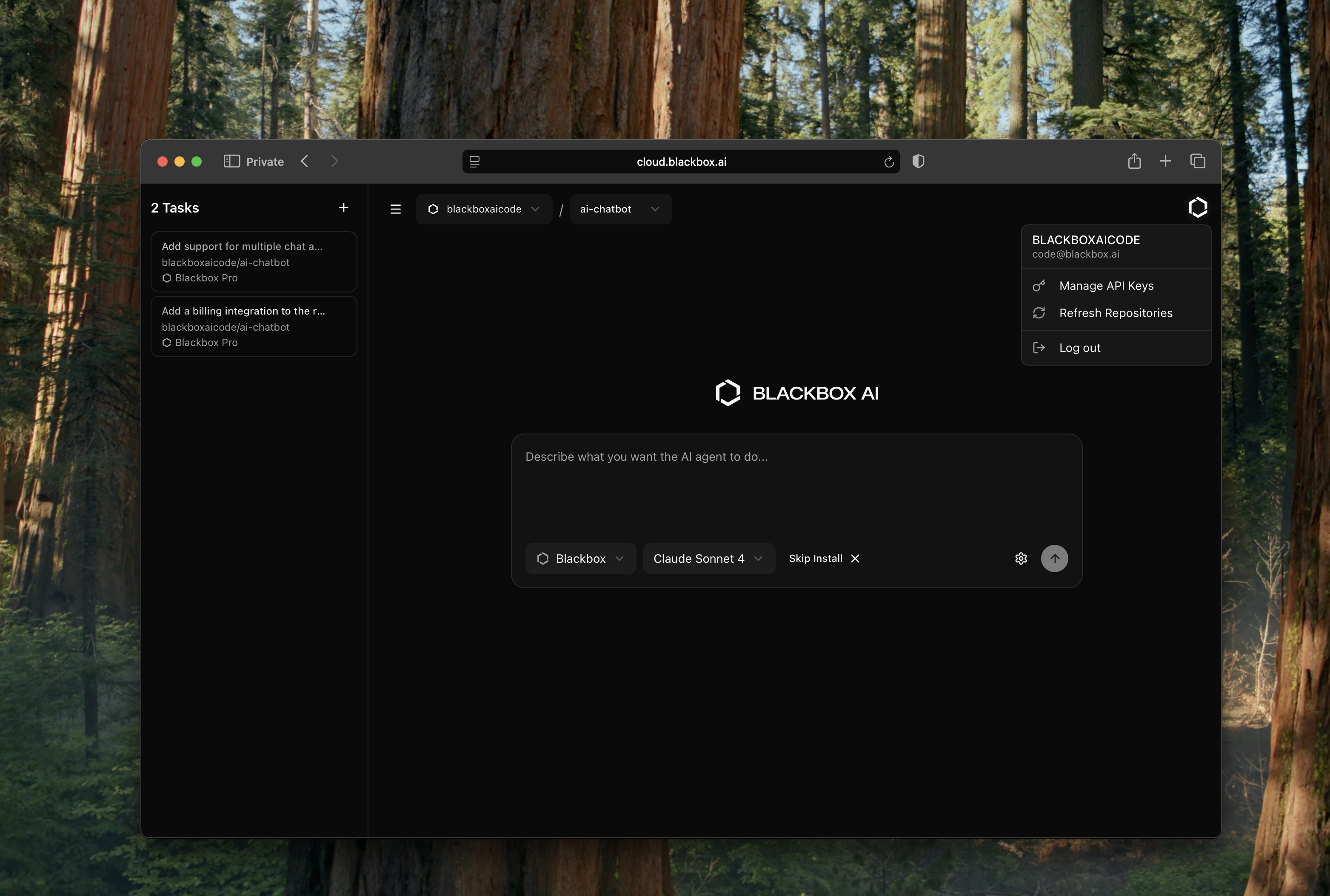 Manage API Key