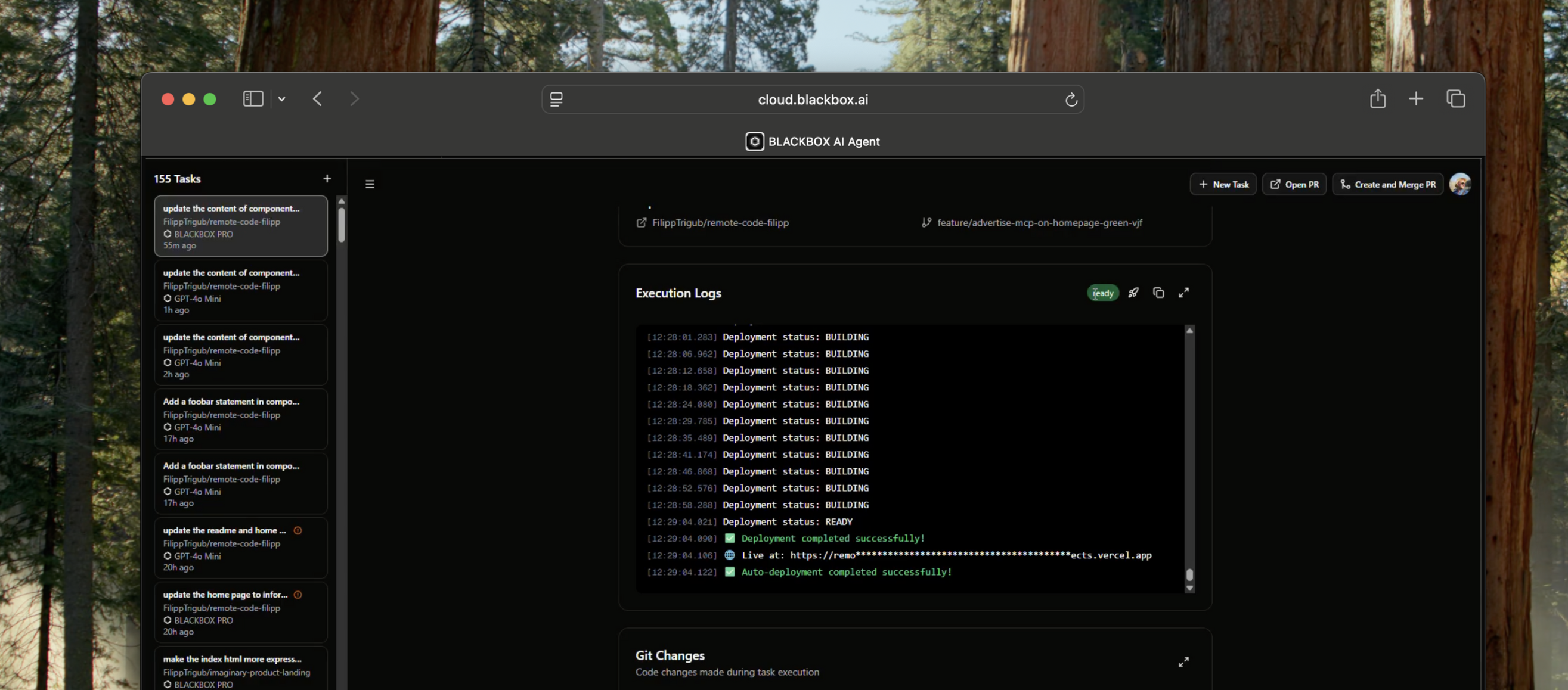 Vercel Deploy Status