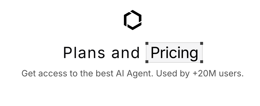 Plans and Pricing