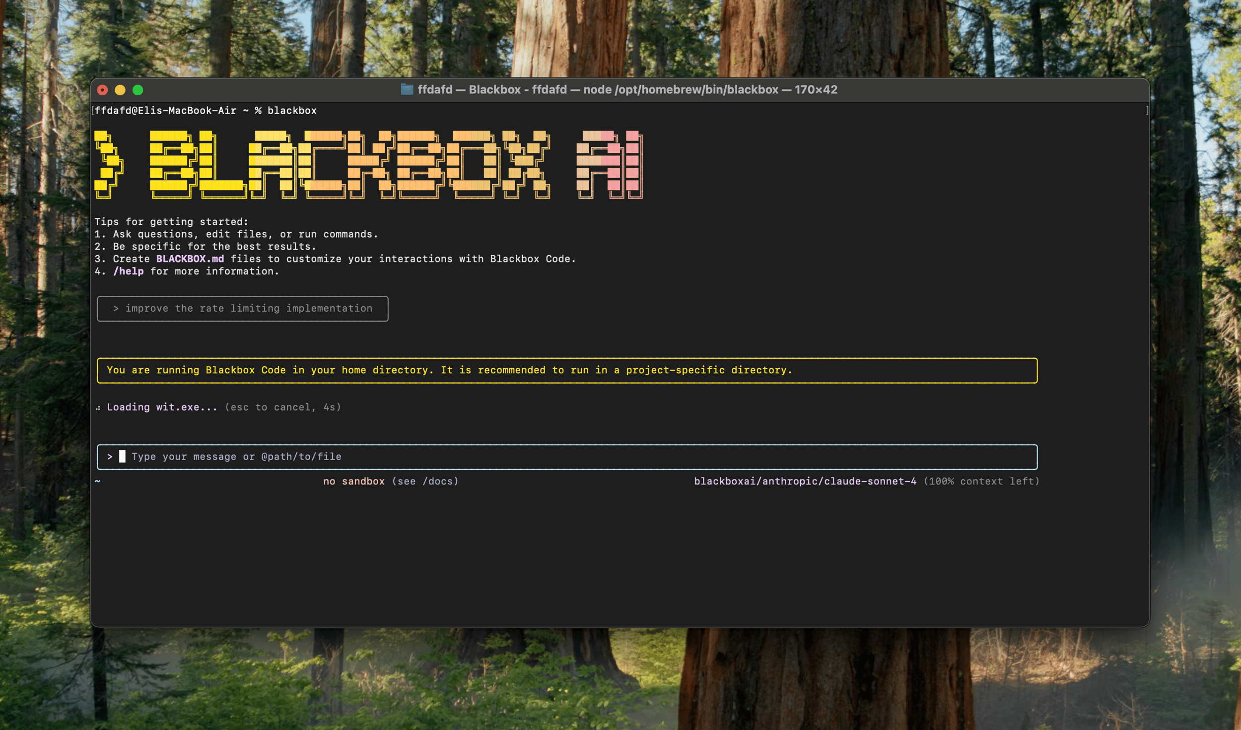 Blacbox Control Introduction - BLACKBOX AI