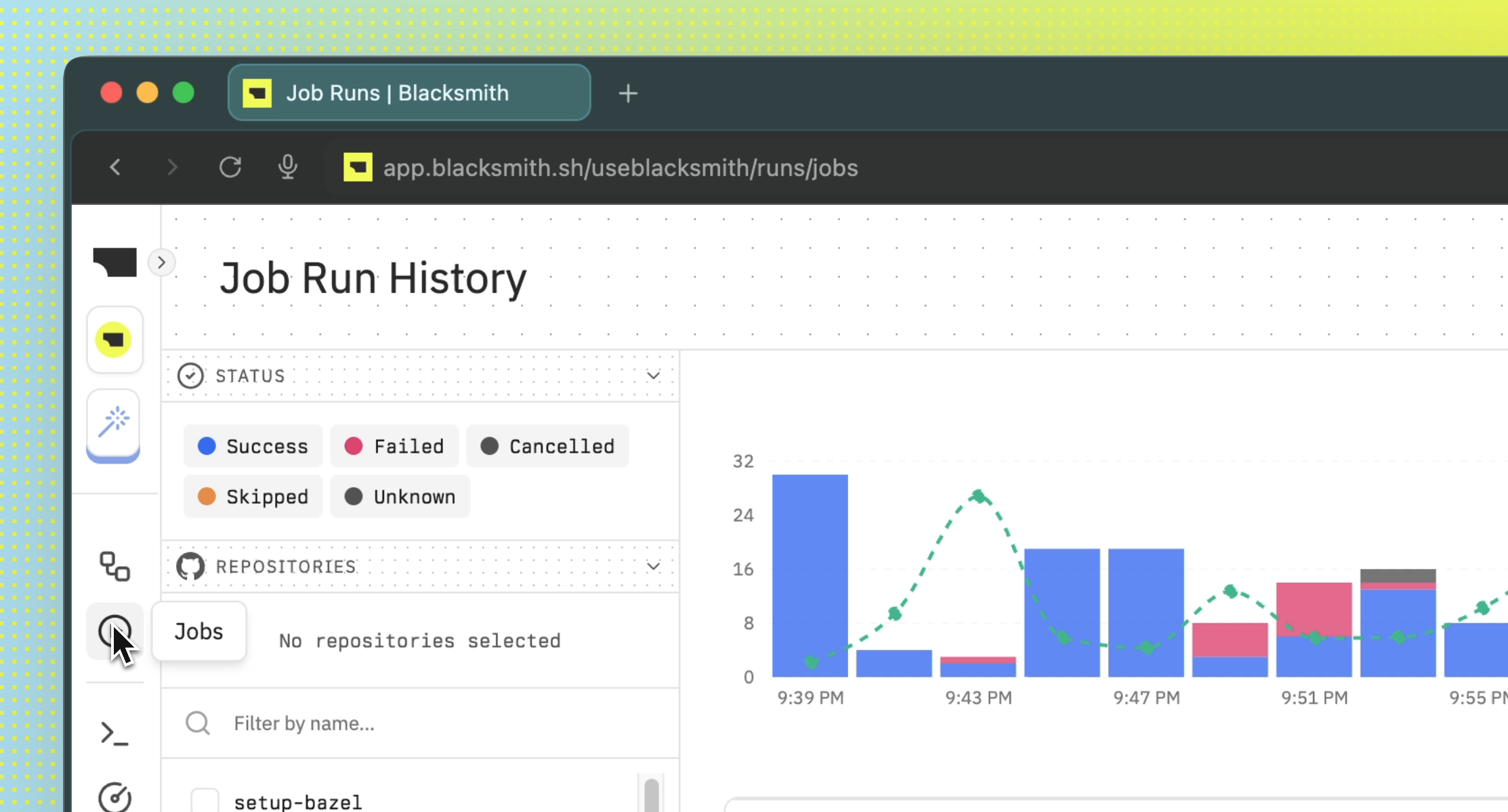 Job view interface