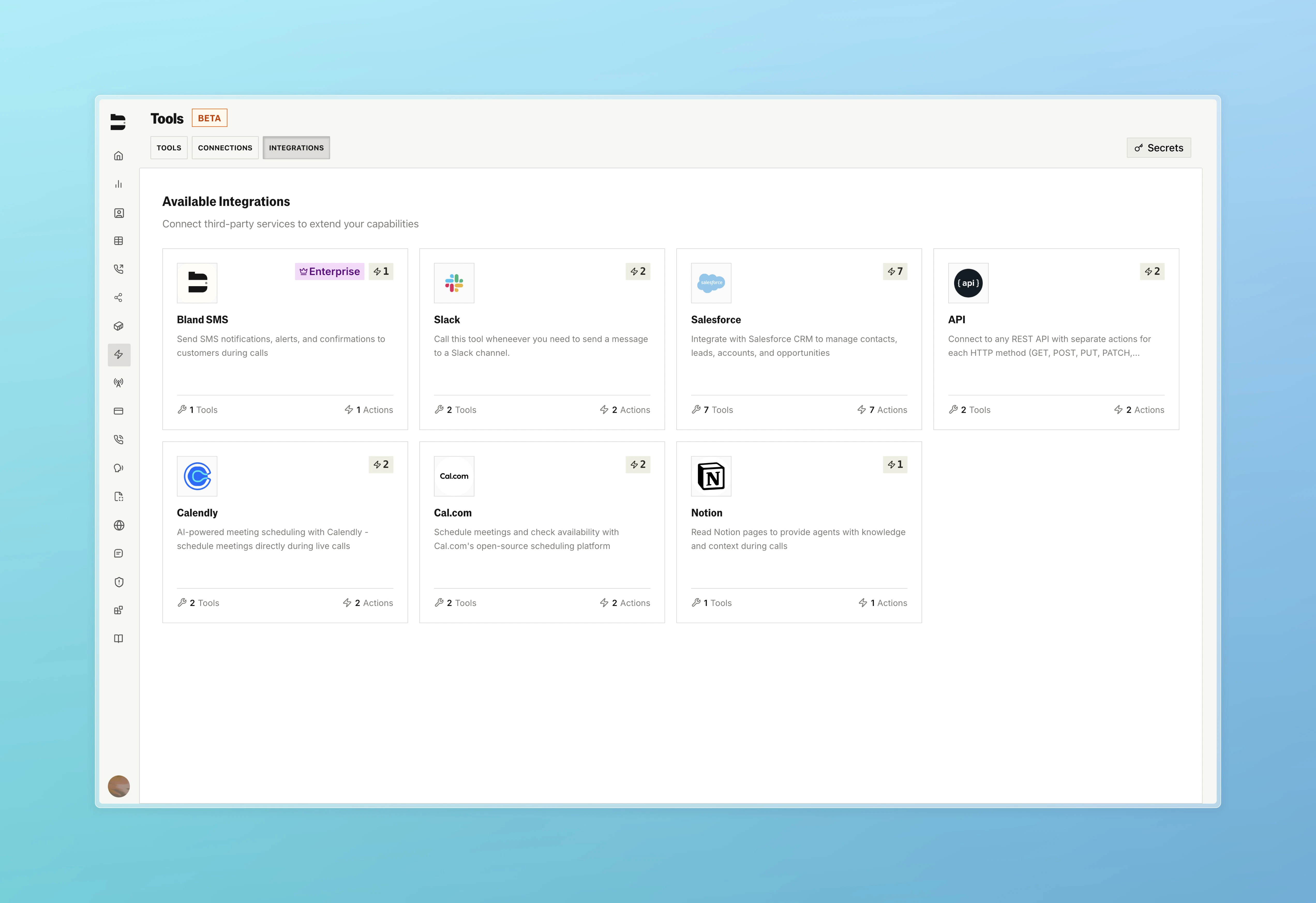 Salesforce CRM integration showing account and lead management