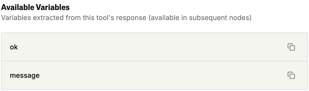 Response Variables