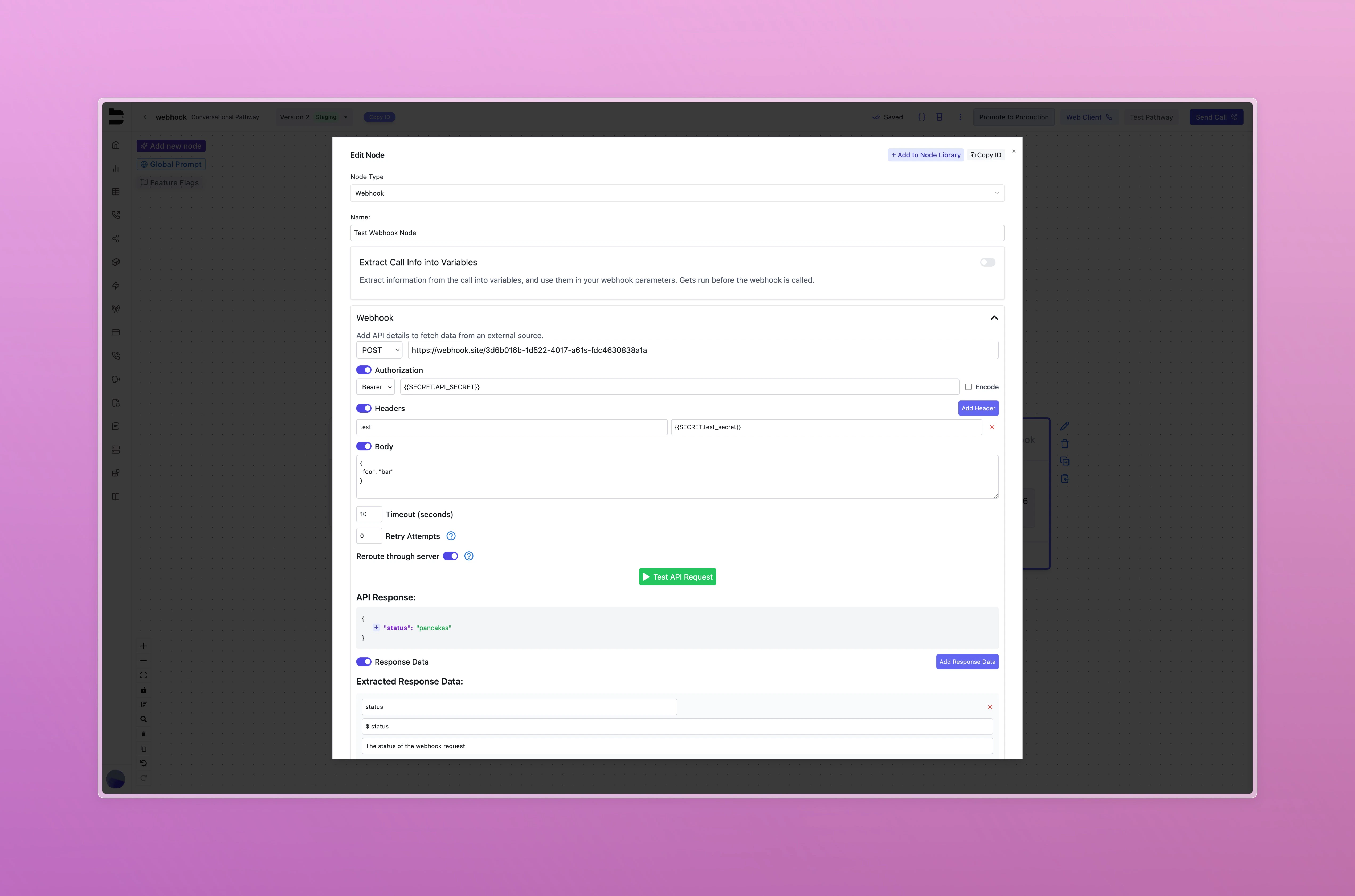 Webhook Node