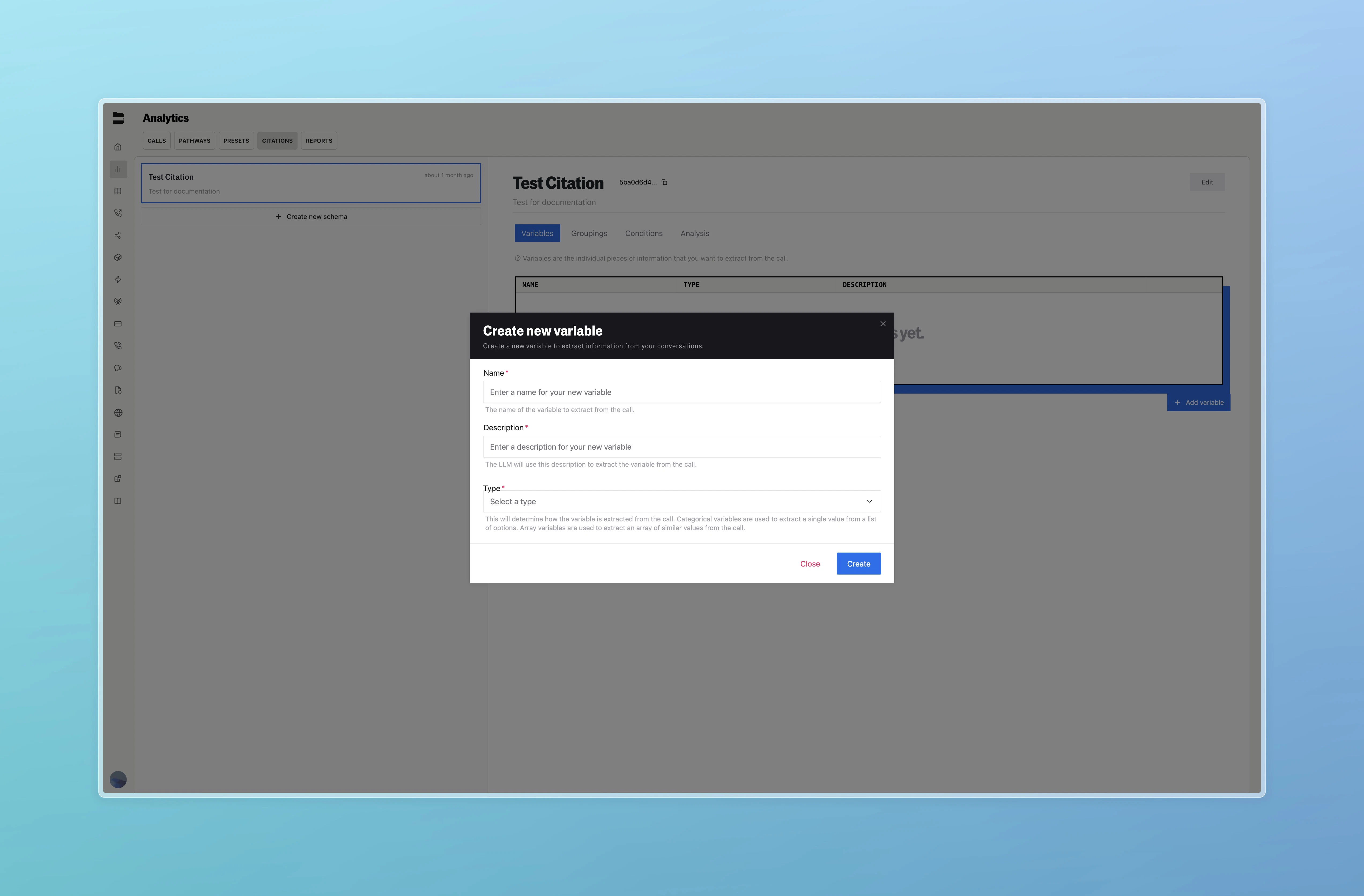 Create Citation Variable