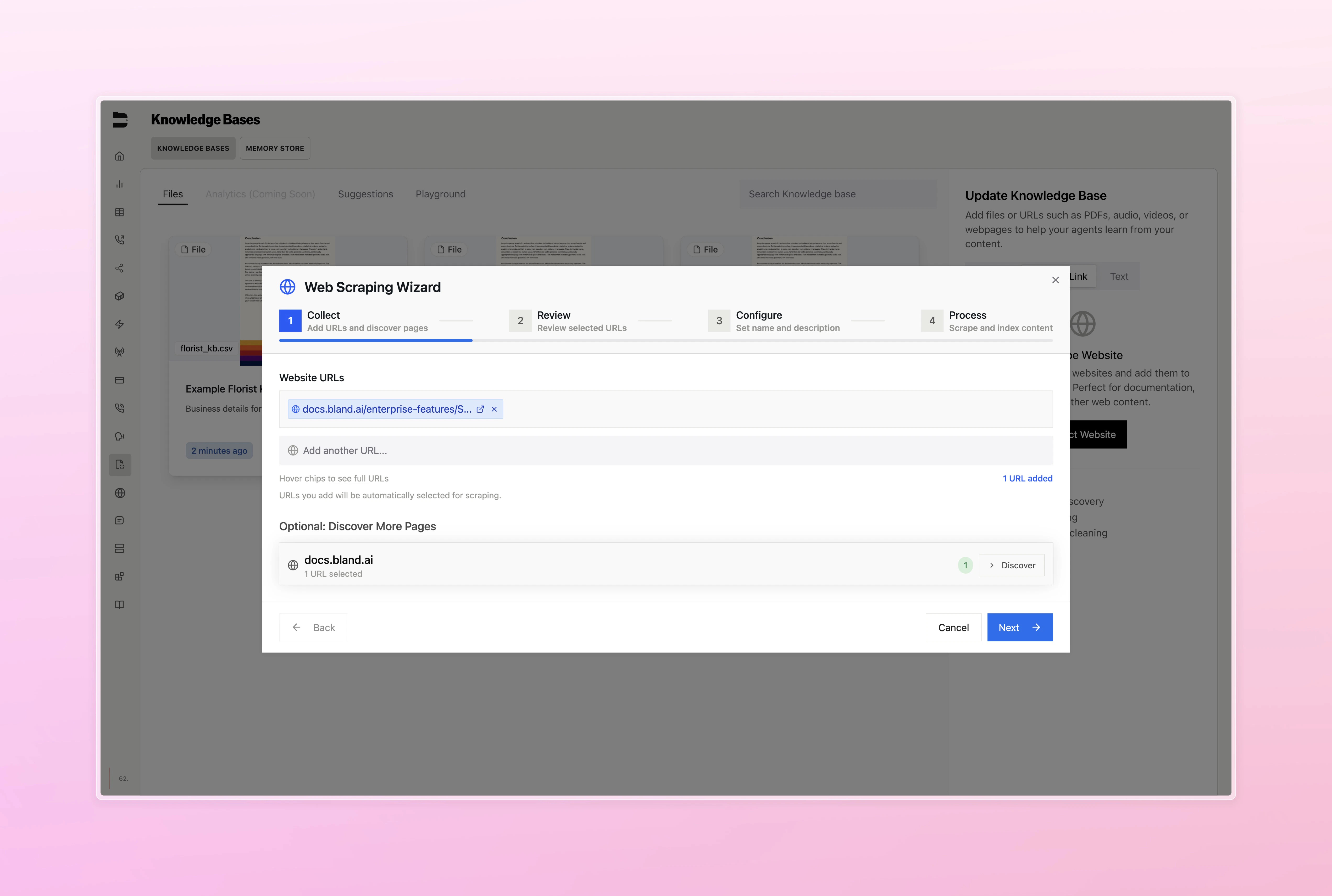 Knowledge Base Web Scraping 1