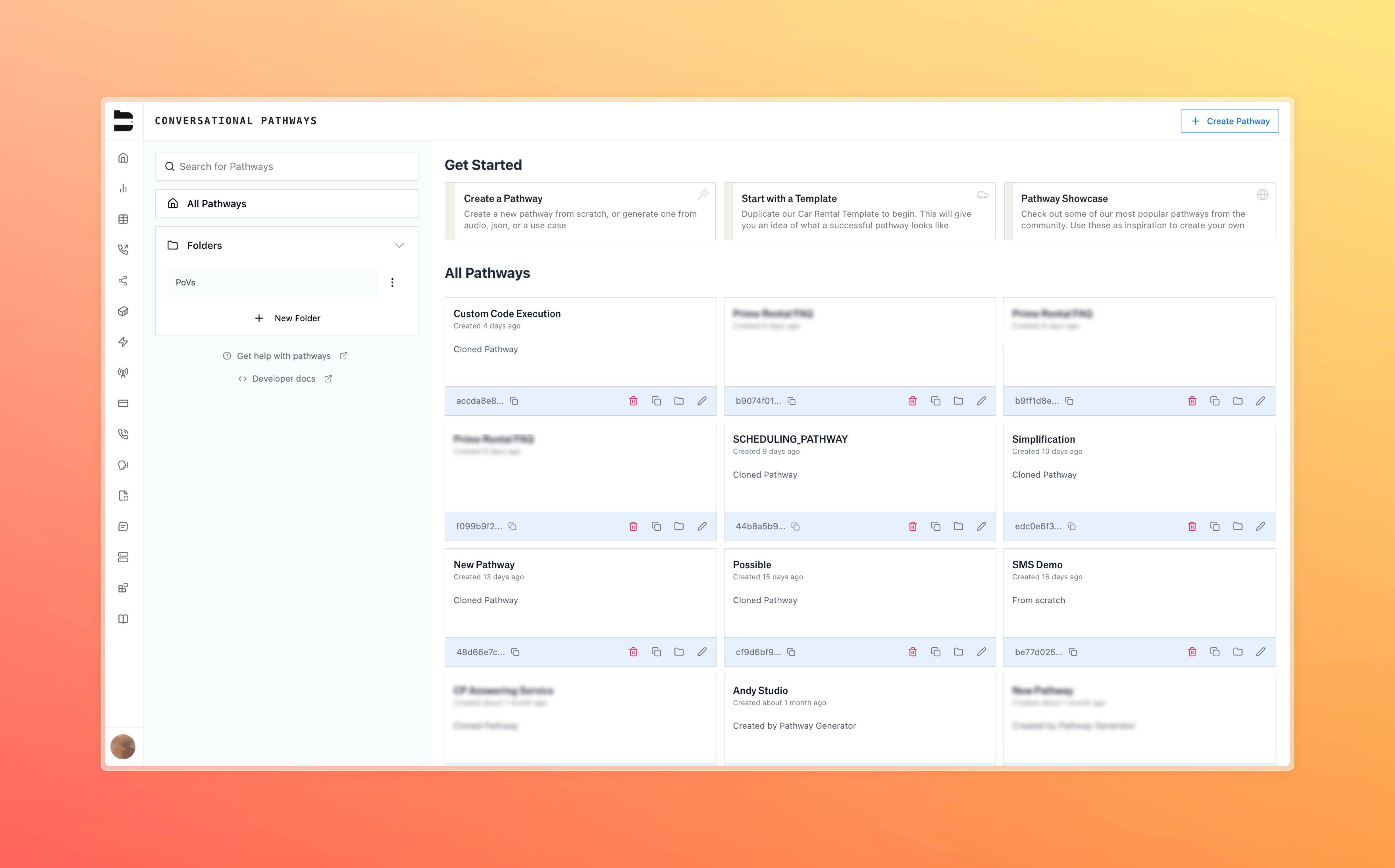 New Pathways Interface