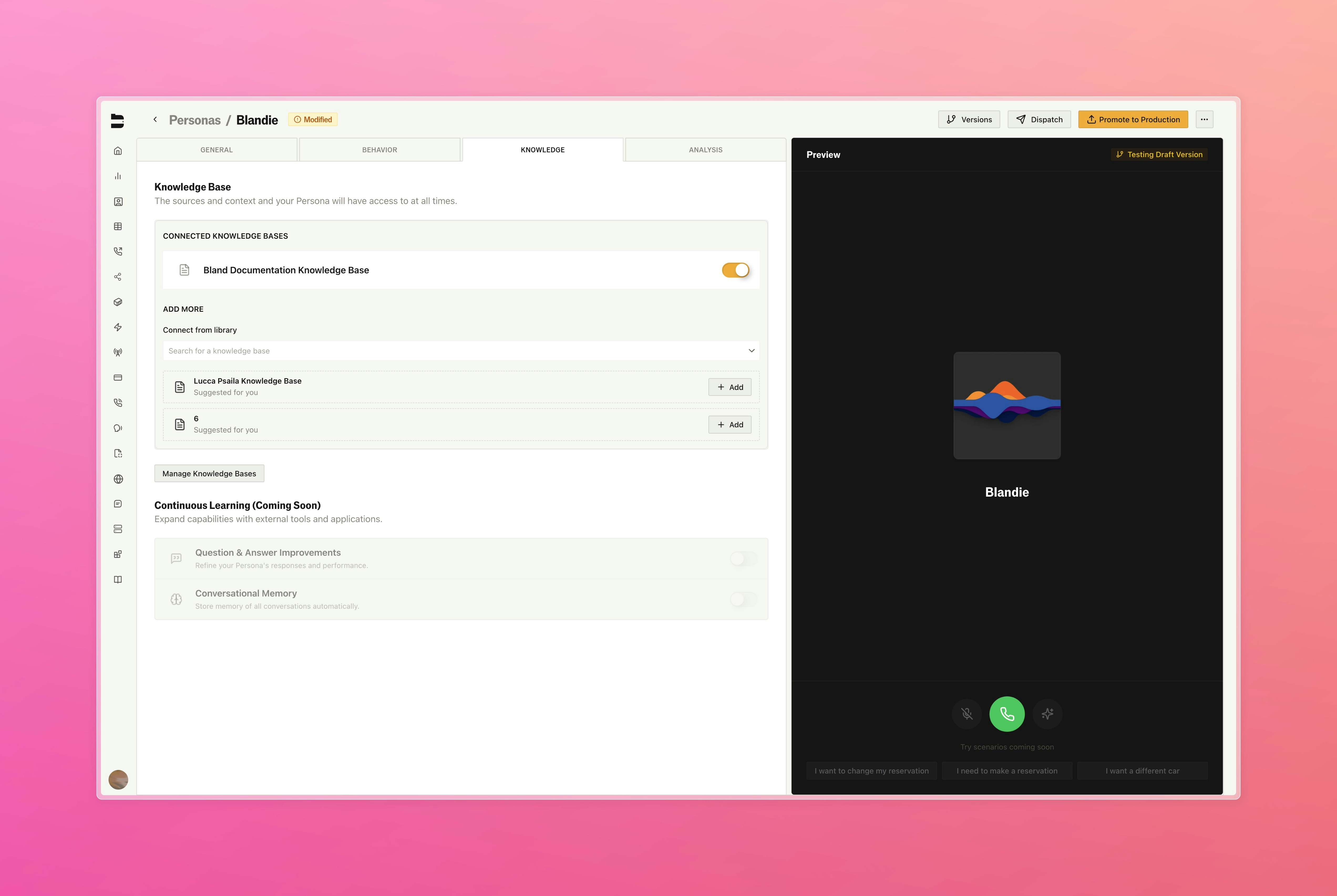 Knowledge Base Integration