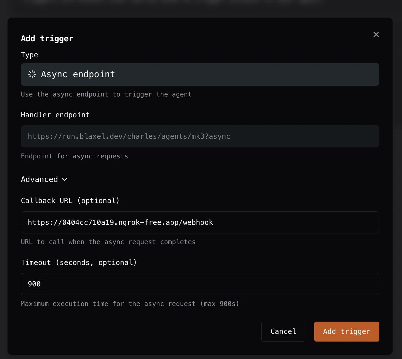 Trigger Configuration