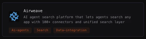 Airweave MCP server integration