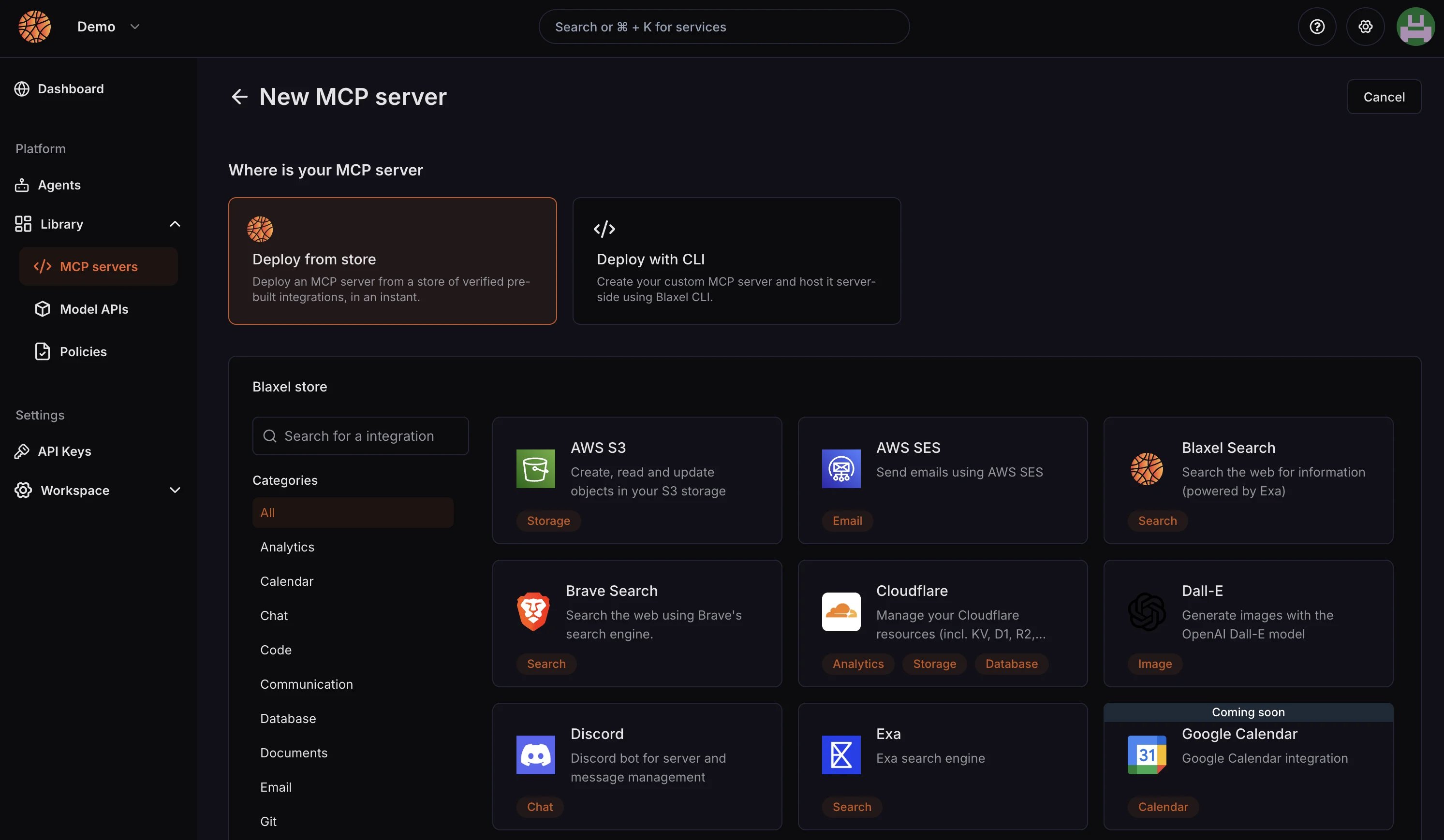 Functions migrated to MCP servers