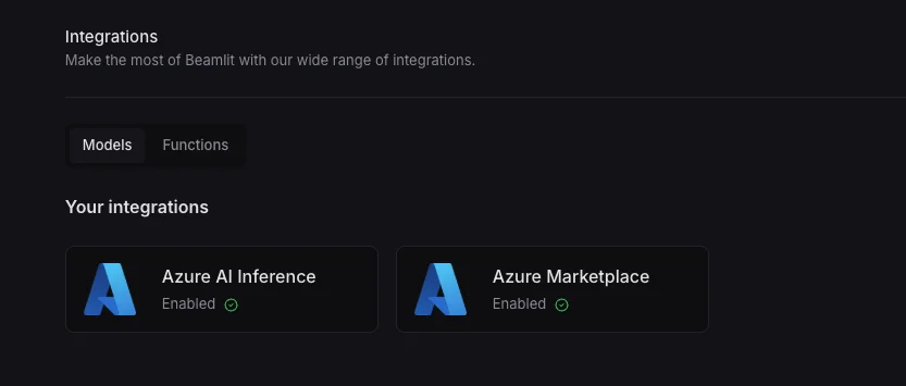 Azure AI Foundry integration setup