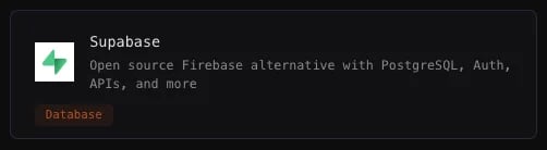 Supabase MCP server integration
